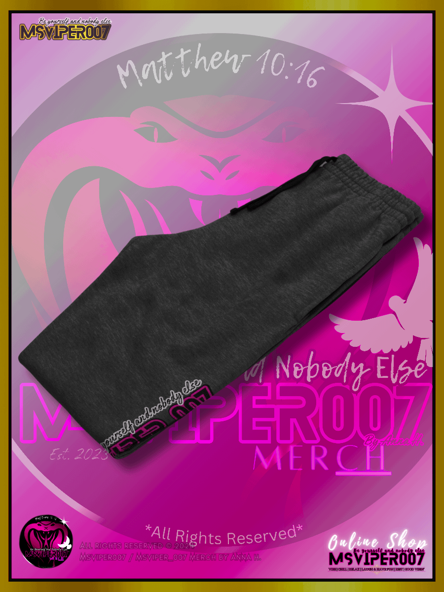 Pants - "MsViper_007™ Brand" [pink/blk] - Support&Sport" Cozy Comfort Jogger Pants By Anna H. product image (4)