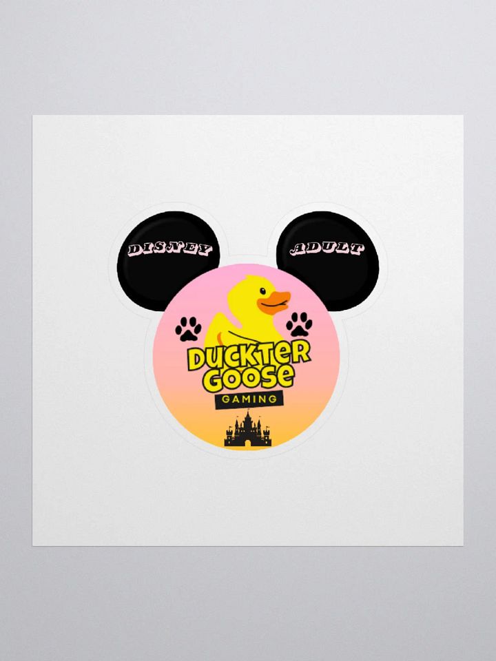 Ducktergoose Gaming Disney Adult Sticker product image (1)