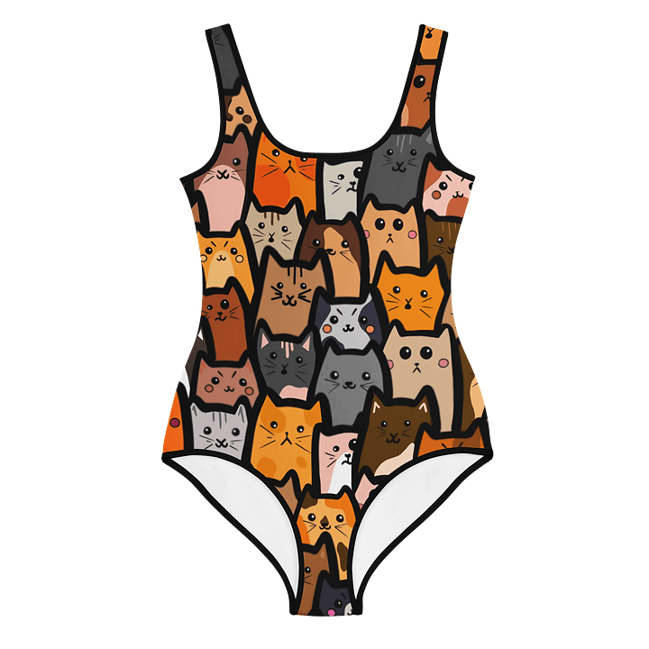 "Cats" Youth One Piece Swimsuit product image (1)