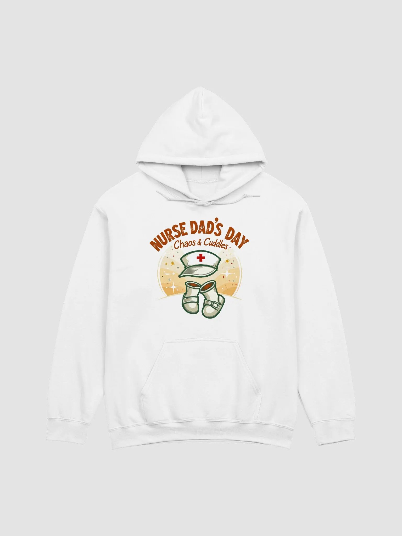 Nurse Dad's Day Chaos & Cuddles Hoodie product image (4)