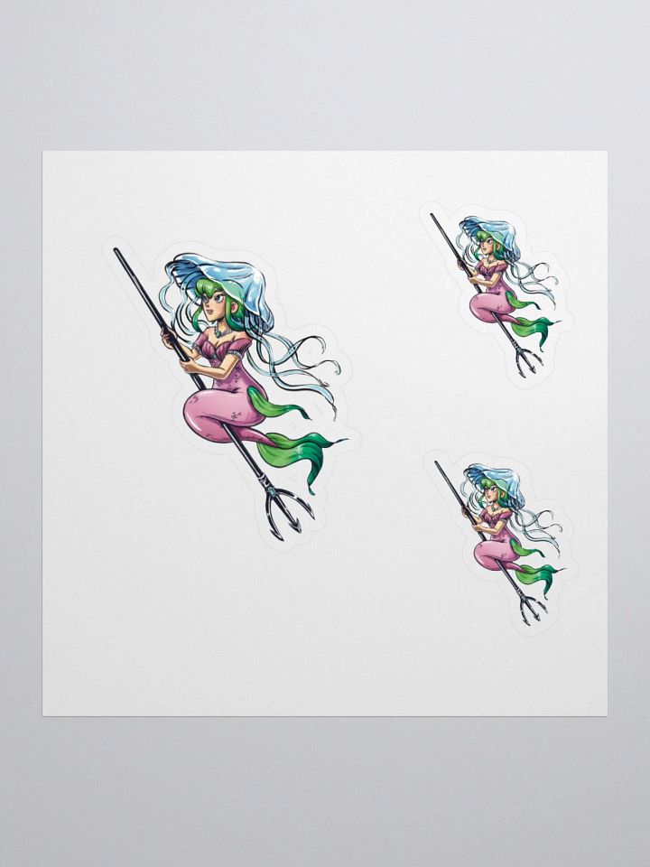 Jellyfish Witch Mermaid - Enchanted Ocean Fantasy Decal product image (2)