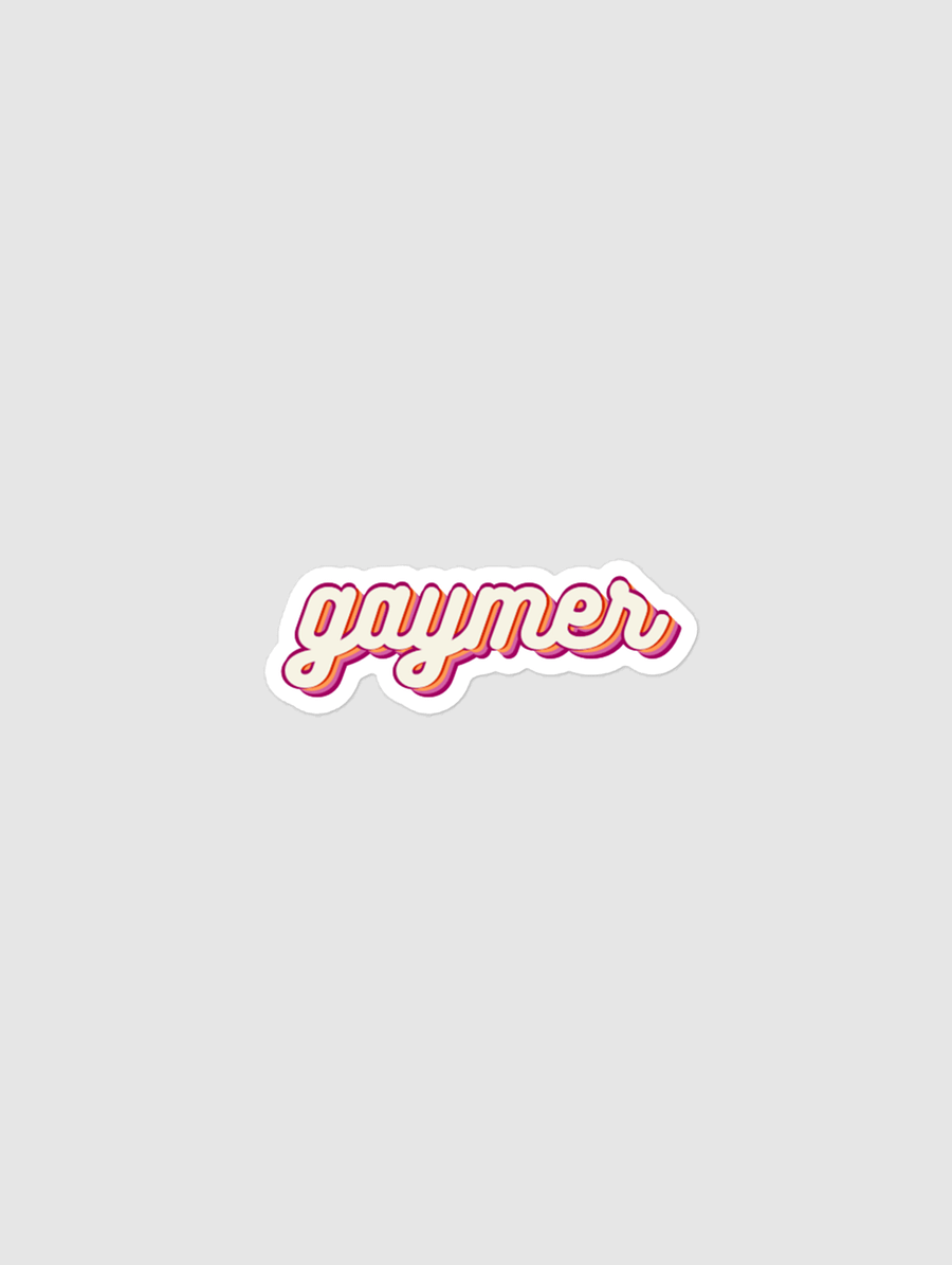 GAYMER STICKER - LESBIAN PRIDE product image (1)