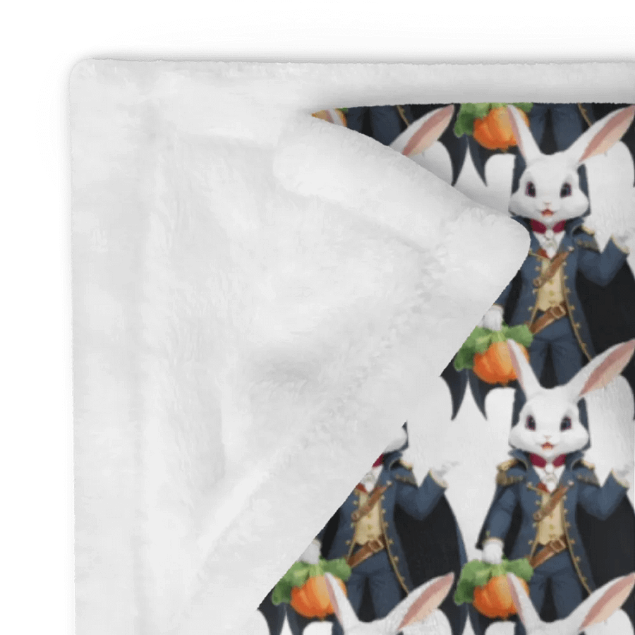 Enigmatic Cloaked Rabbit Throw Blanket product image (12)