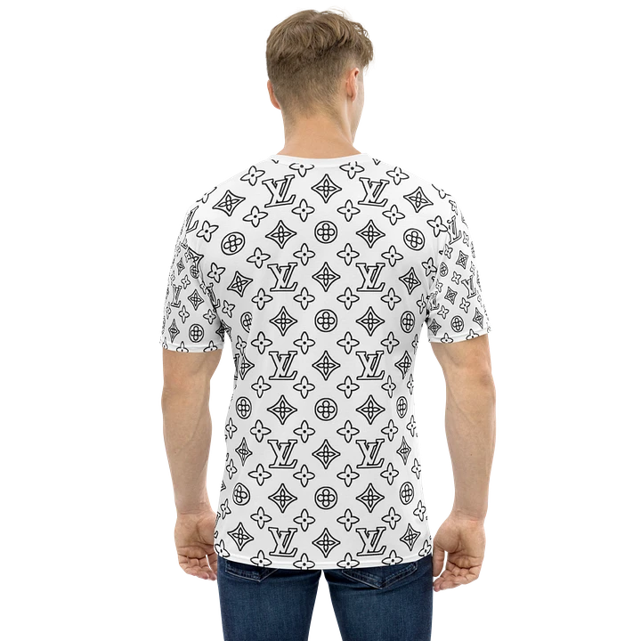 Louis Vuitton Black and White All-Over Print T-Shirt: Timeless Monochrome Elegance product image (1)