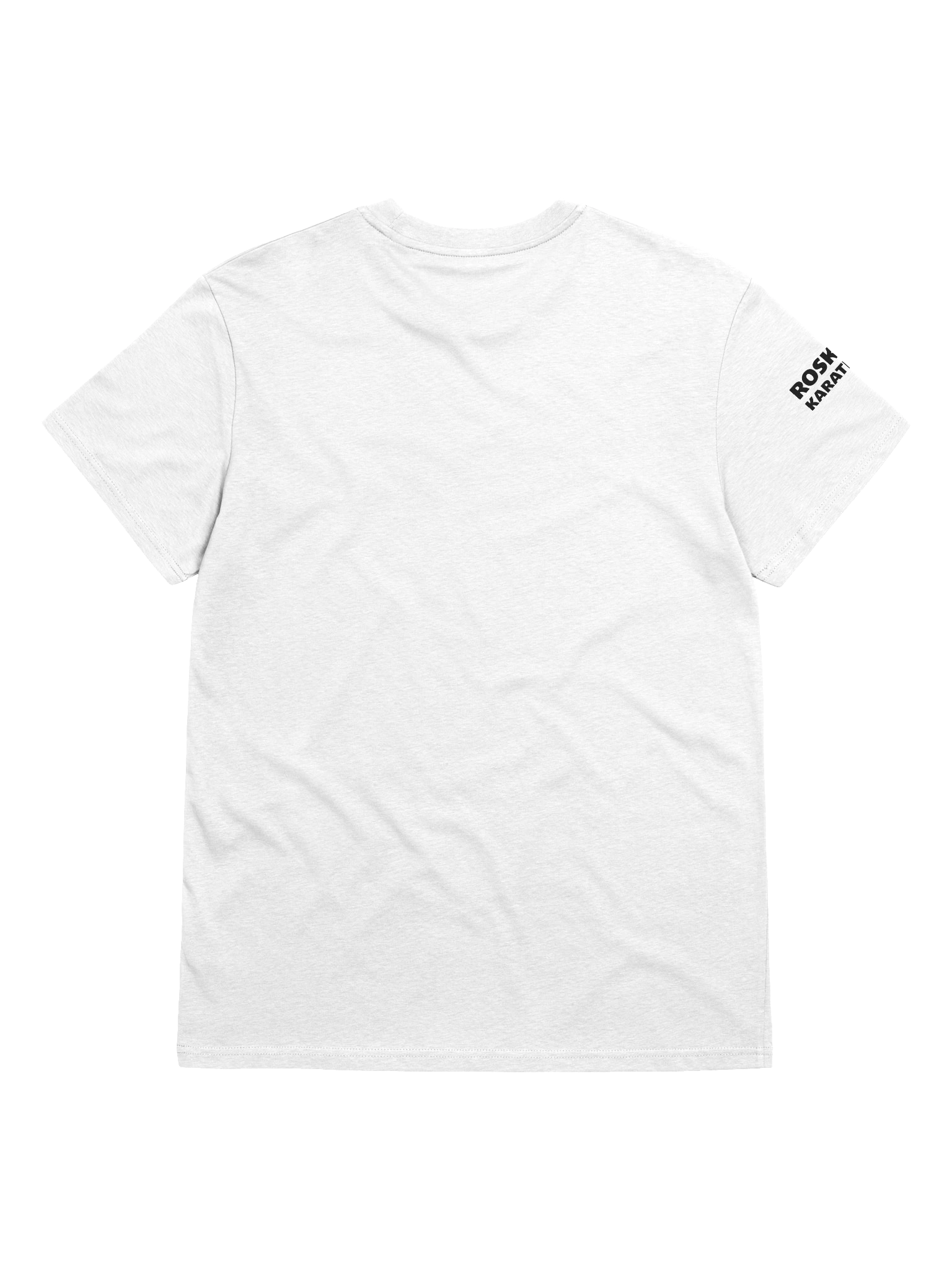 White Organic Cotton T-Shirt, Unisex, RKK Logo product image (2)