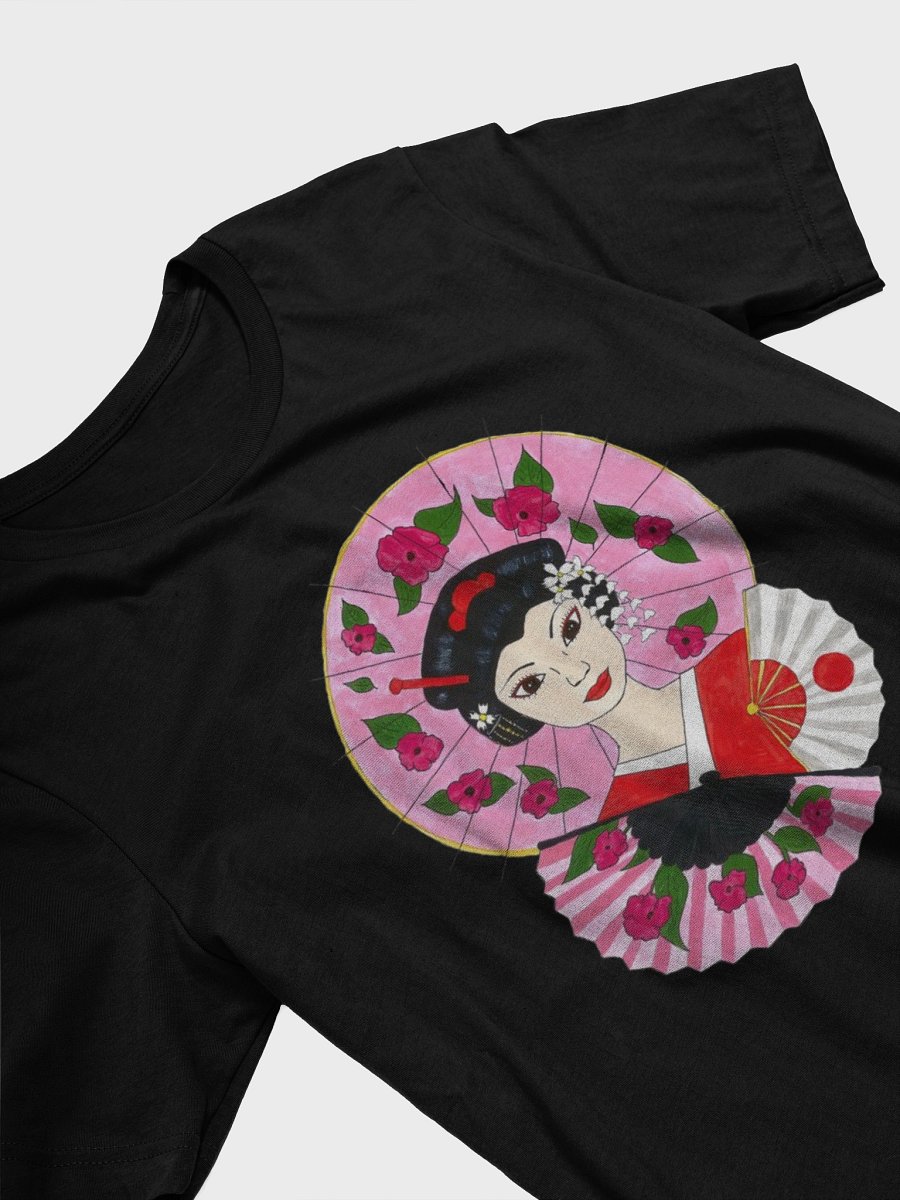 Japanese Geisha (art by Dina R.) akril painting picture - Supersoft T-Shirt product image (18)