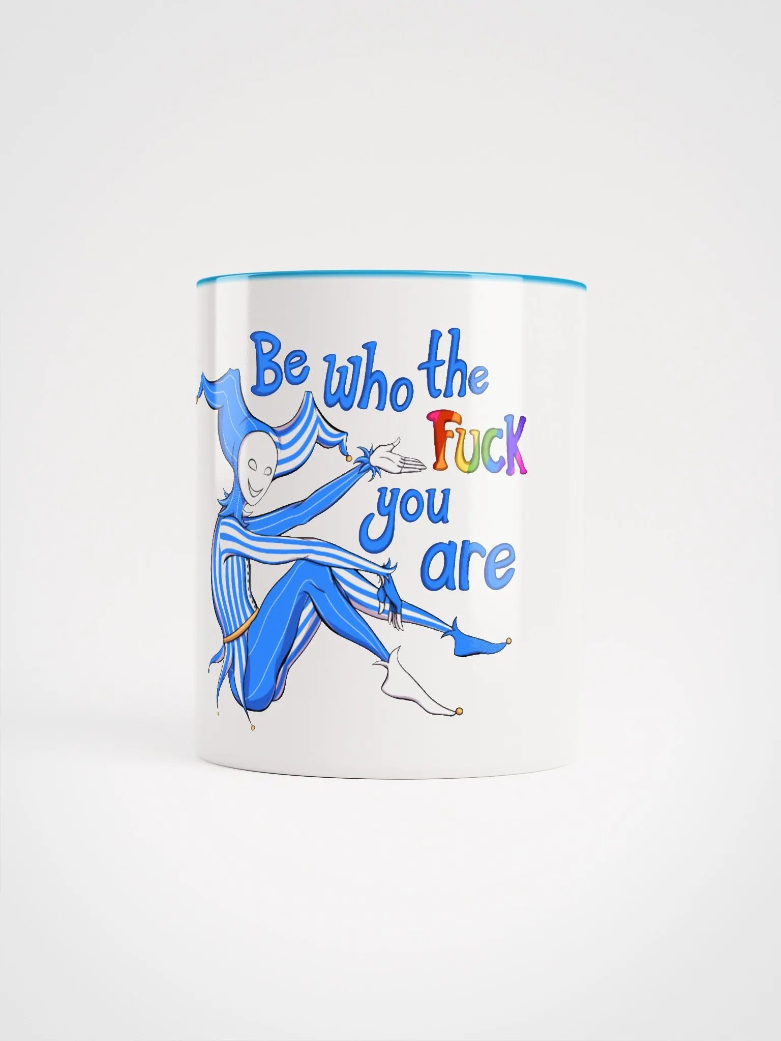Be Who The Fuck Your Are Blue Jester Mug product image (5)