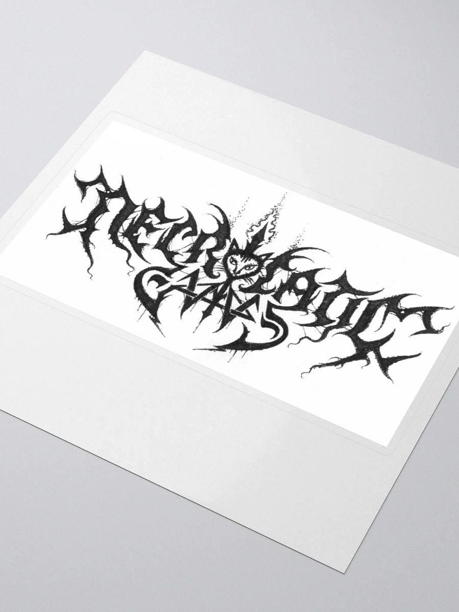NecroCaticGames Logo Sticker product image (3)