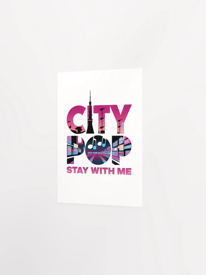 City Pop Enhanced Matte Paper Poster product image (2)