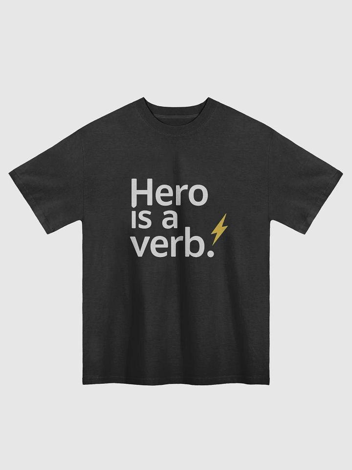Hero Is a Verb – The Robert Downey Jr. T-Shirt That Inspires You to Take Action product image (1)