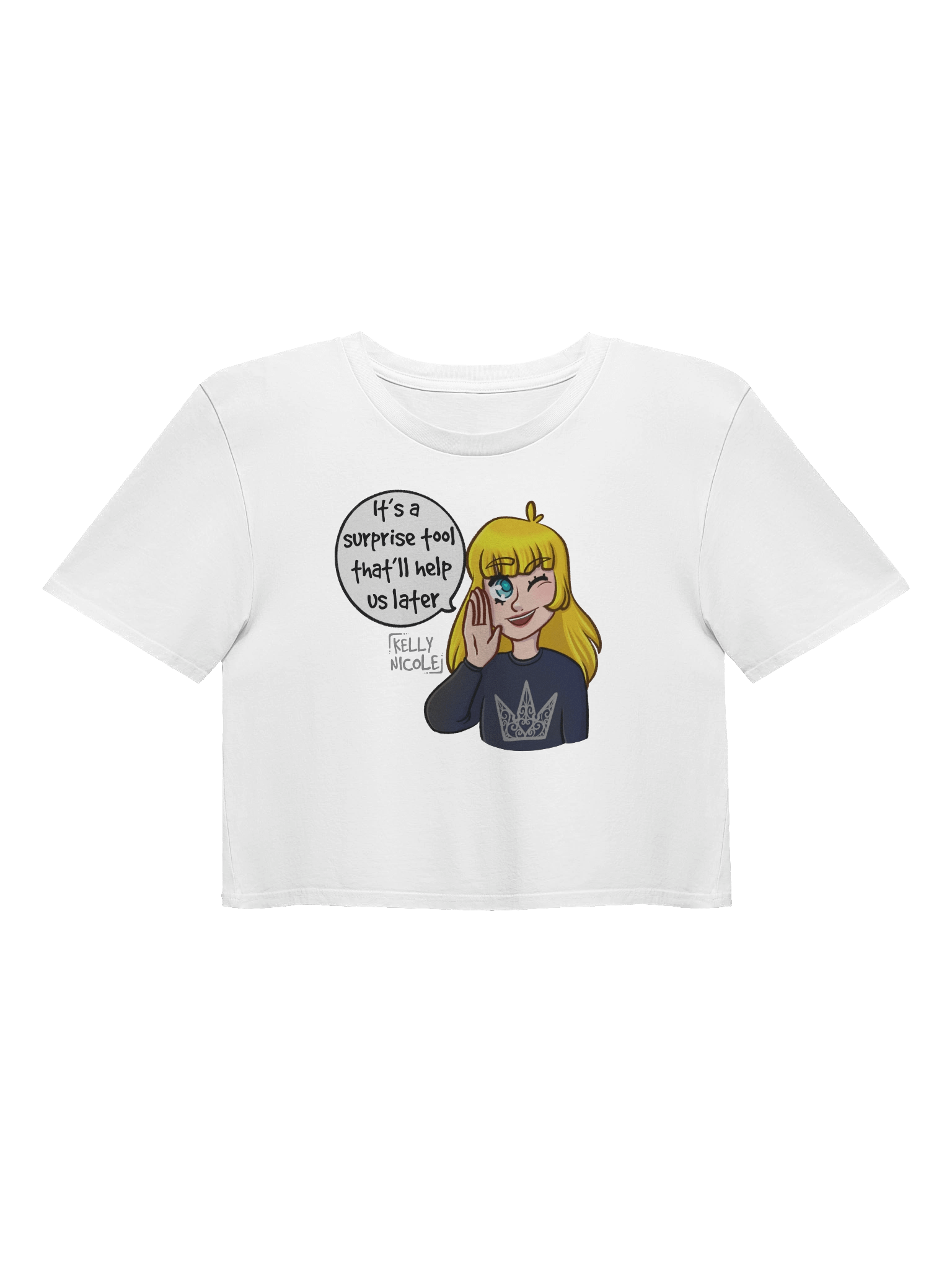 It's a Surprise Tool That'll Help us Later Crop Top product image (49)