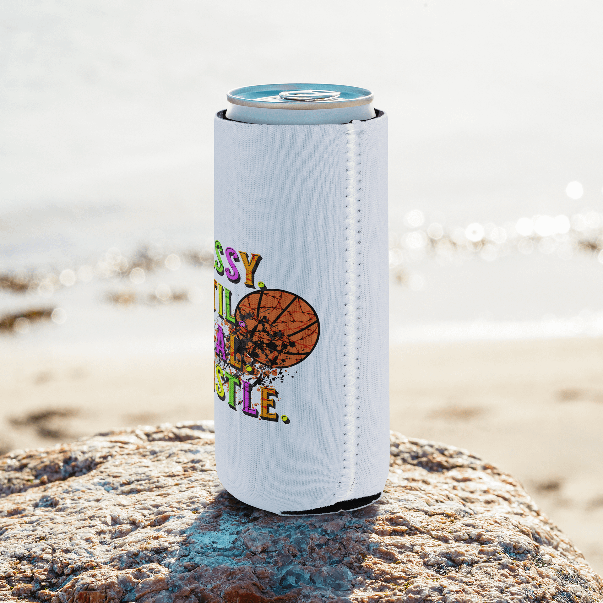 Classy Until Final Whistle Basketball Can Cooler product image (8)