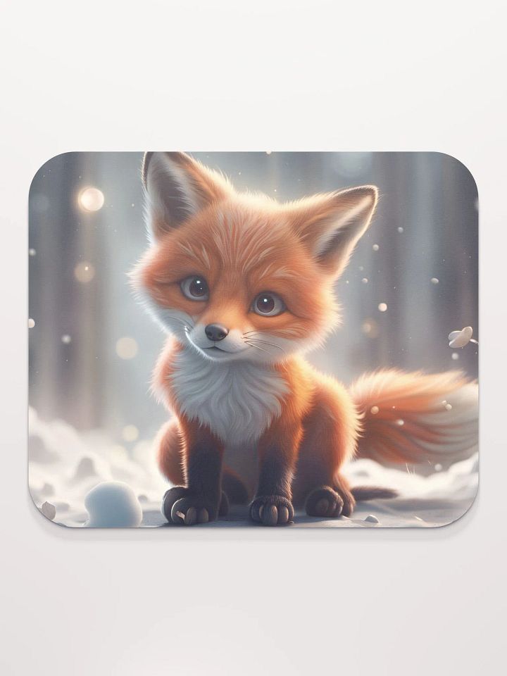 Fox Snow Mouse Pad product image (2)