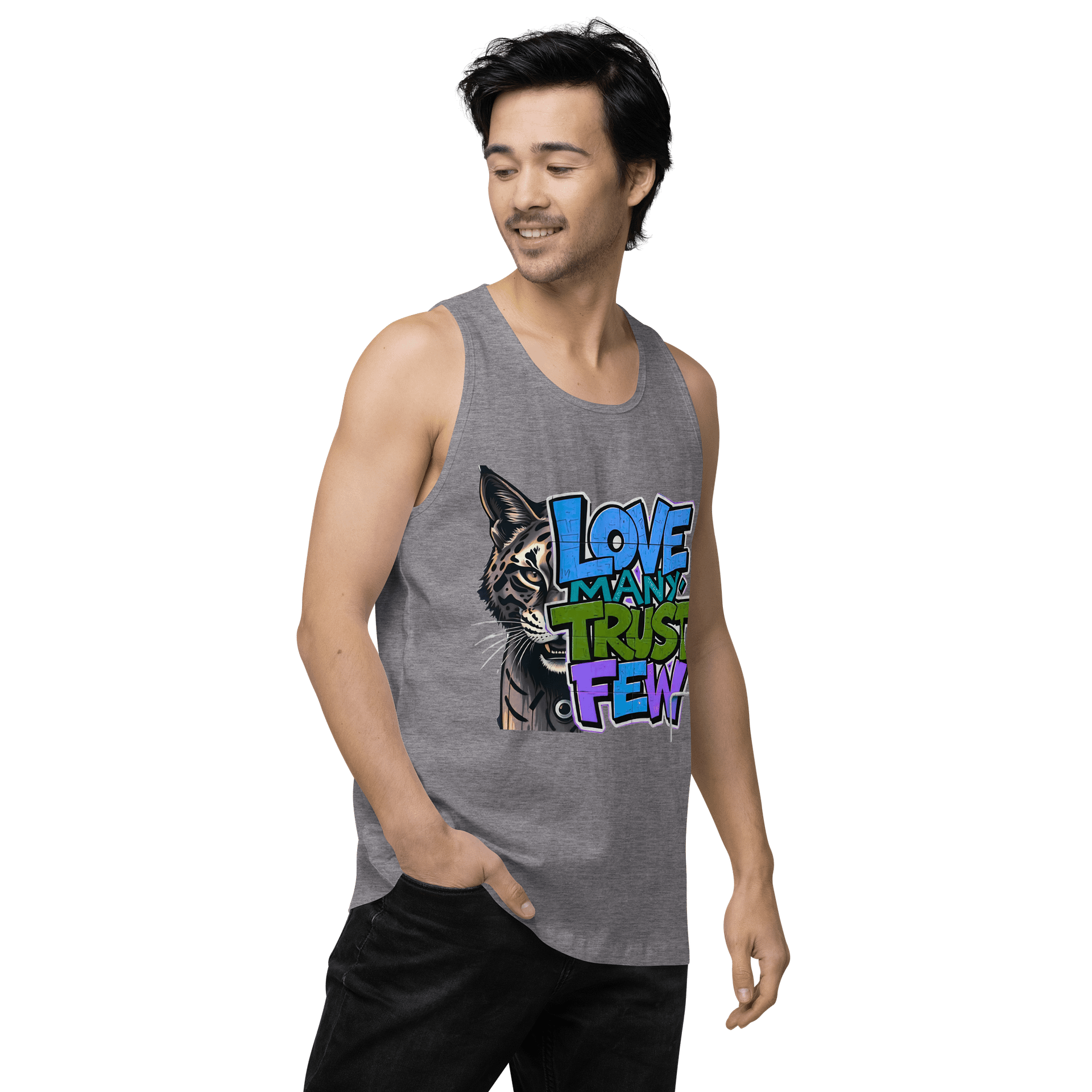 Wild Cat Graffiti Love Tank product image (63)