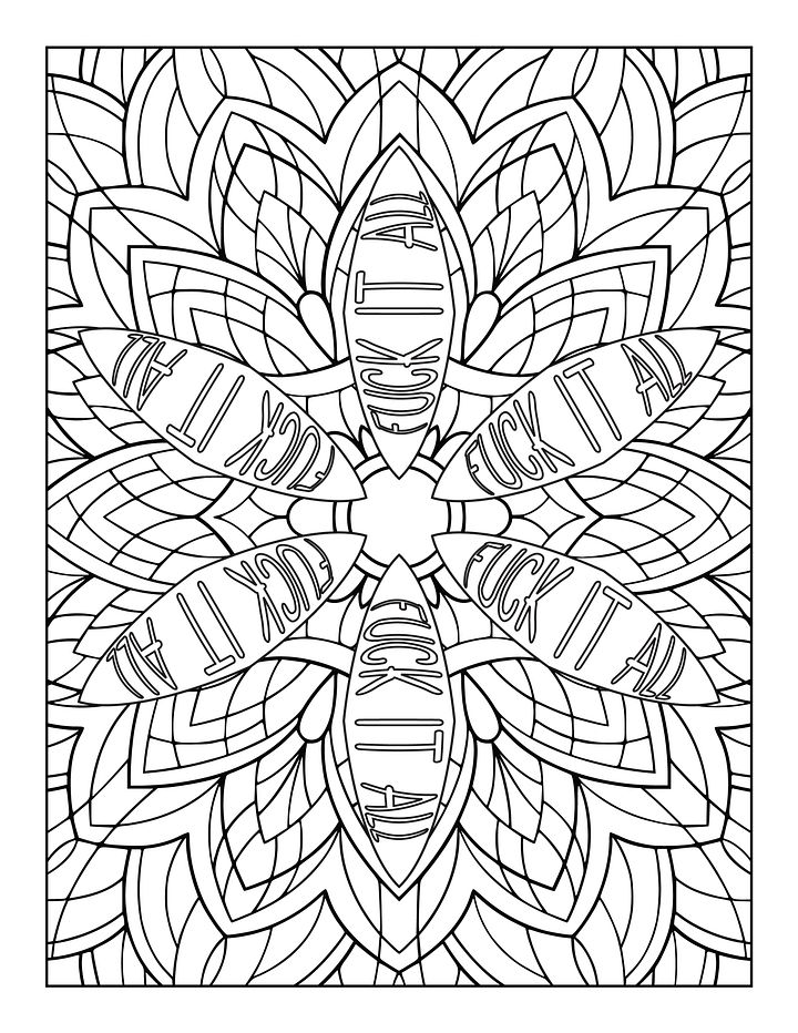 Art & Expletives, Swear Words For The Soul - Swear Word Coloring Book for Adults | Printable | Cuss Words | Sweary Phrases | Curse Words product image (2)
