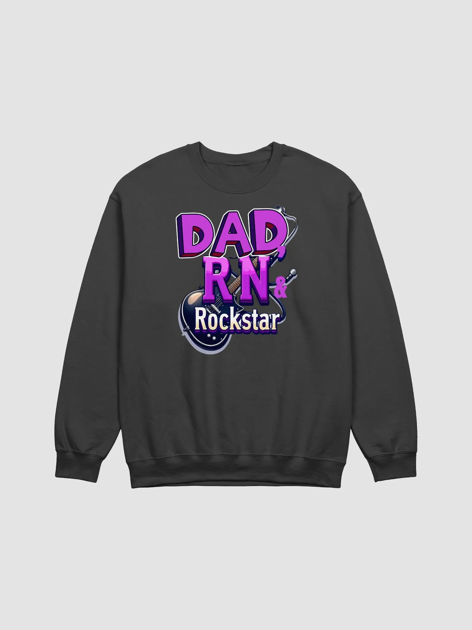 Rockstar Dad RN Crewneck Sweatshirt product image (2)