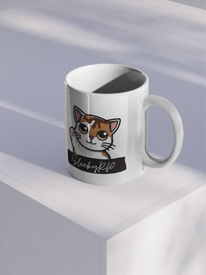 Logo & Mochi White Glossy Mug product image (2)