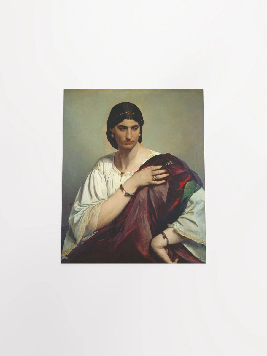 ''Half-Length Portrait of a Roman Woman'' by Anselm Feuerbach Poster product image (4)