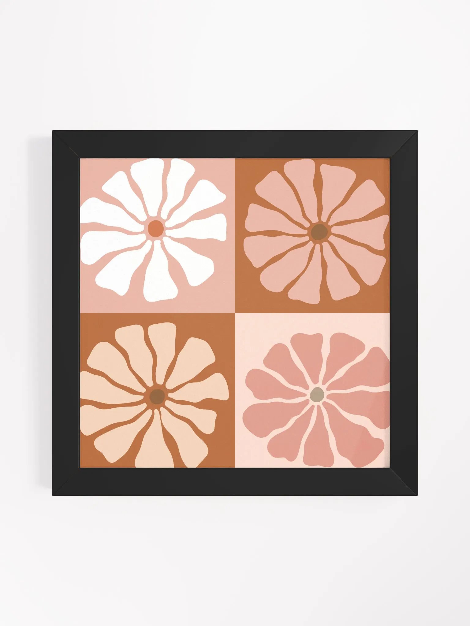 Floral Mosaic - Framed Poster product image (1)
