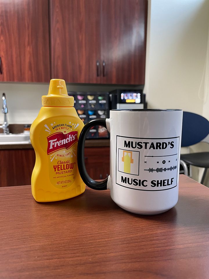 Mustard's Music Shelf Coffee Mug product image (1)