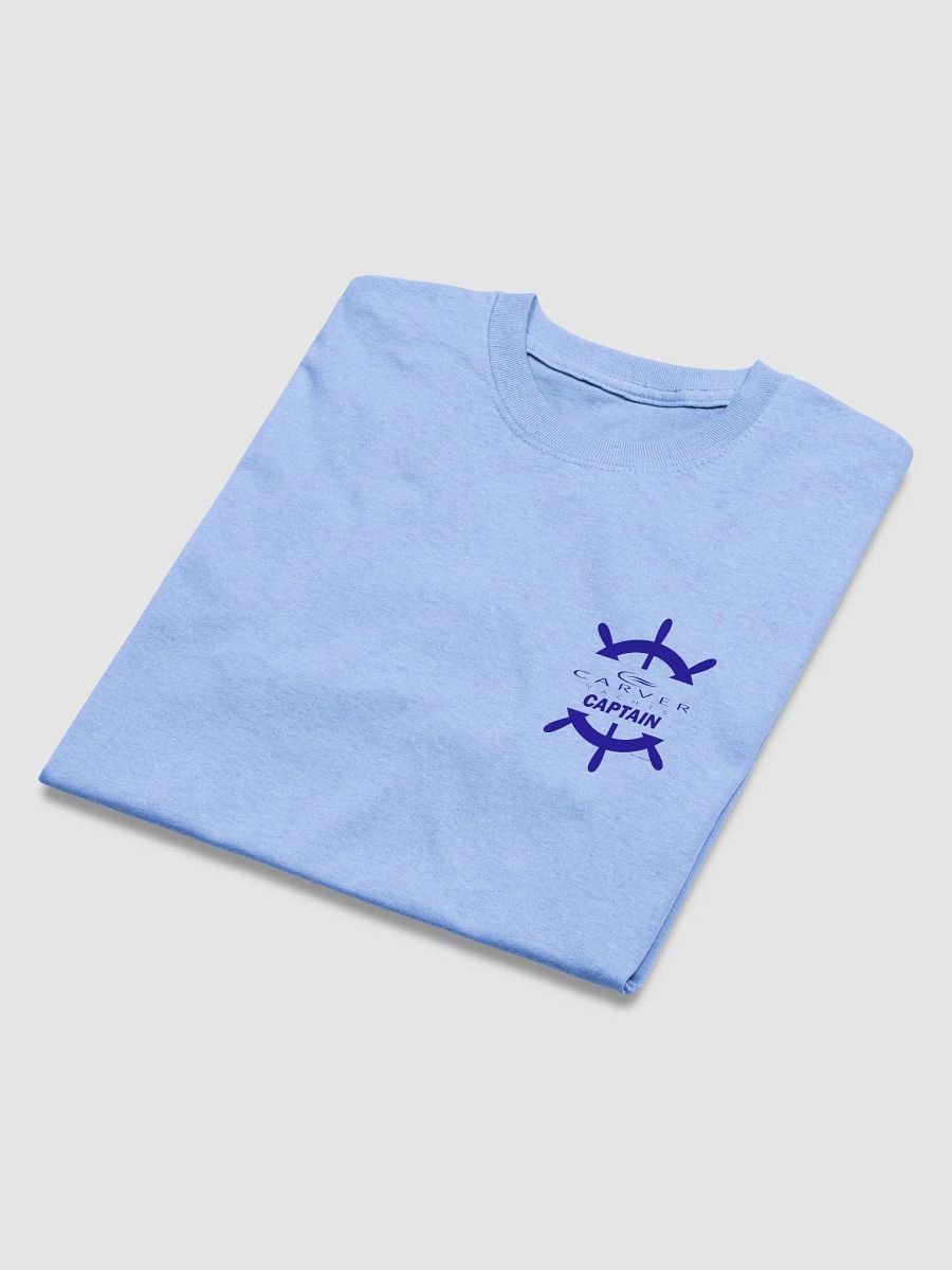 Carver Captain - T-Shirt - Light Shirt w/Blue Logo product image (6)