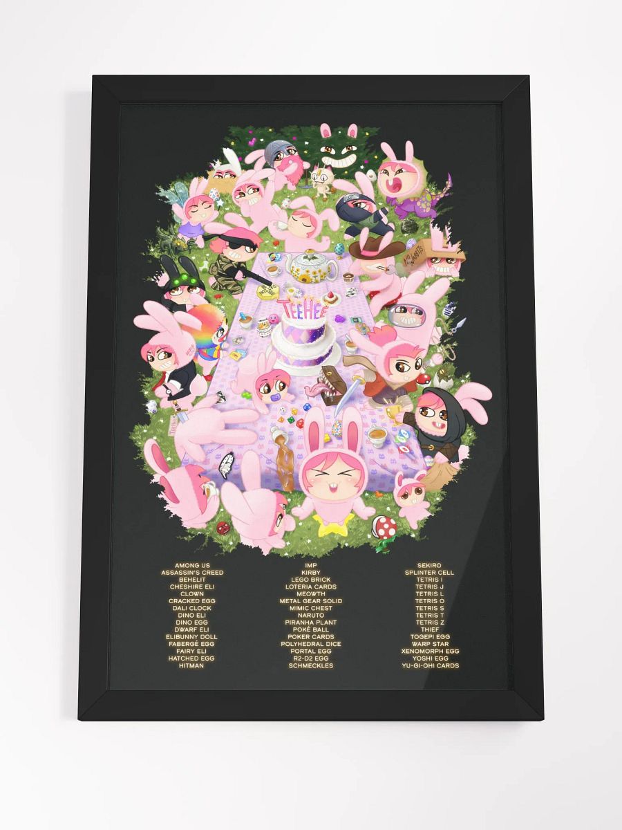 Neko "TeeHee" Party Print product image (10)