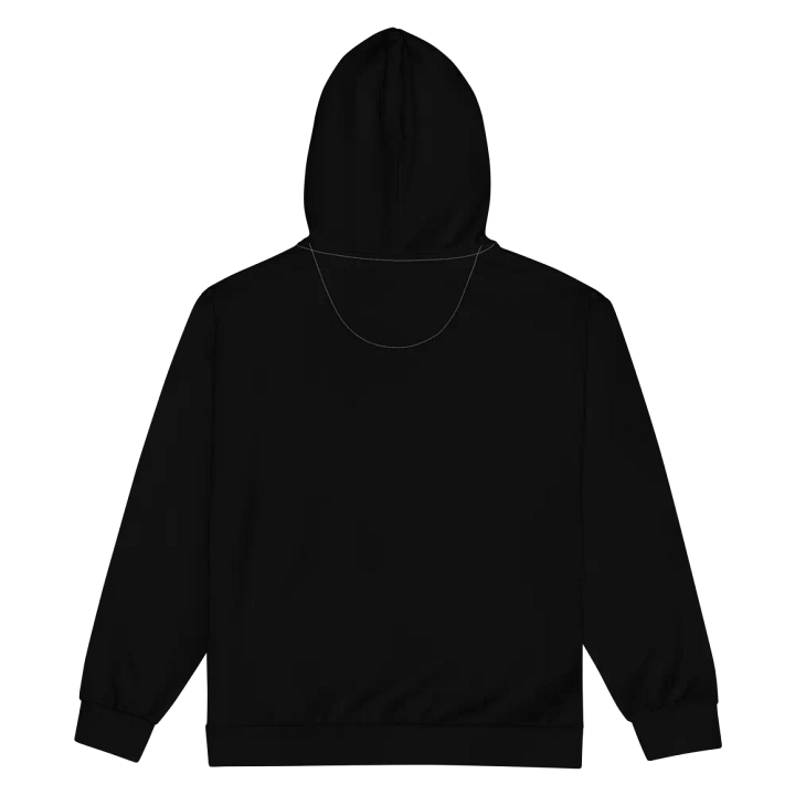 TDS Music Eco-Friendly Black Unisex Zip Hoodie - Relaxed Fit product image (2)