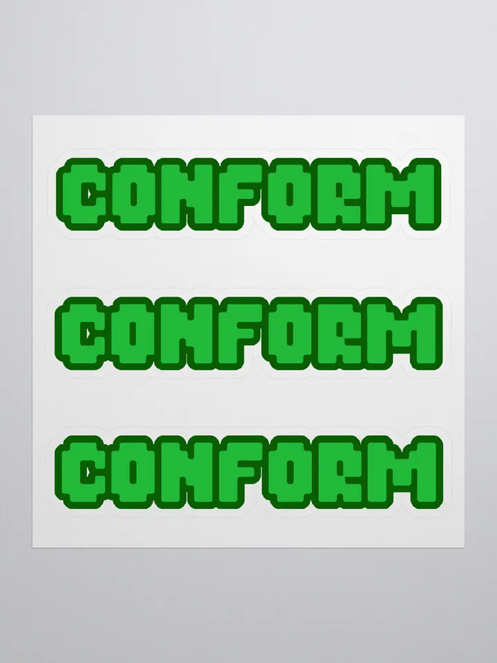 Conform Kiss Cut Sticker product image (1)