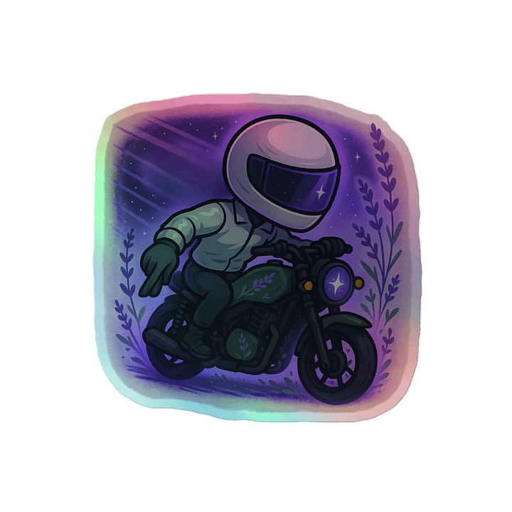 Motorcycle Lav Holo Sticker product image (2)