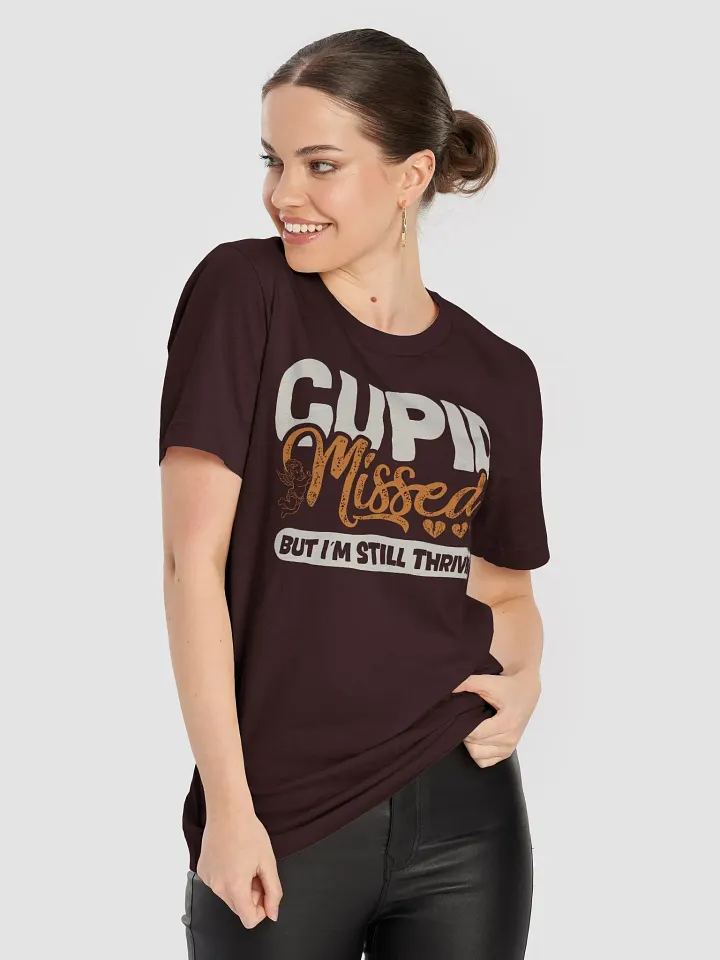 Cupid Missed - Funny Anti-Valentine's Day T-shirt for singles product image (2)