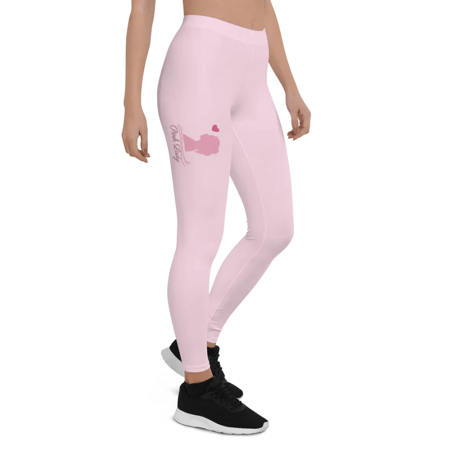 Backfill Pig pink colour withPink Lady design -All-Over Print Leggings product image (7)