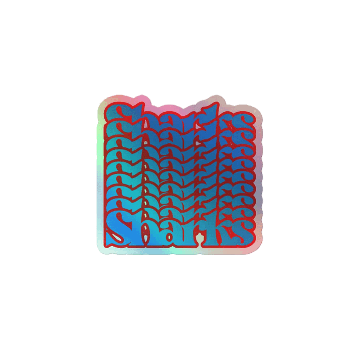 Sharks Holo Sticker product image (1)