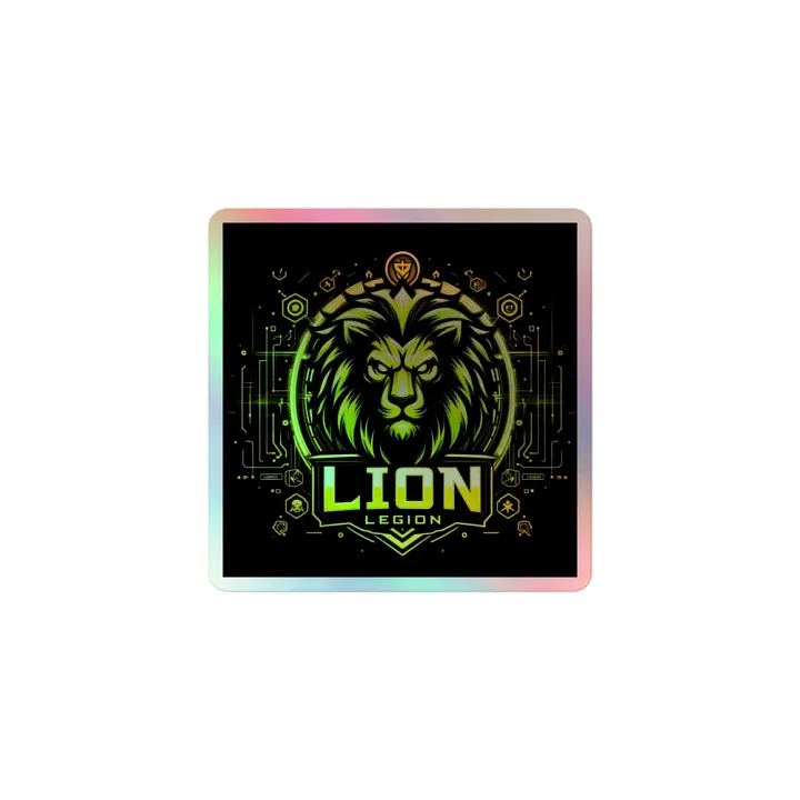 Lion Legion Holographic Sticker Sheet product image (1)