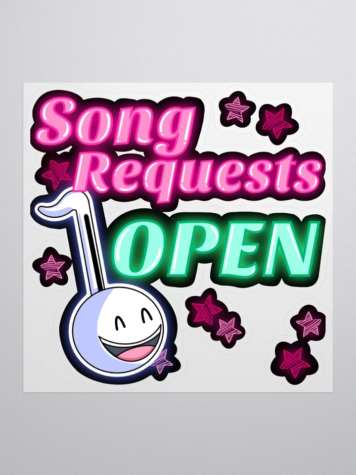 Song Requests Open Sticker product image (1)