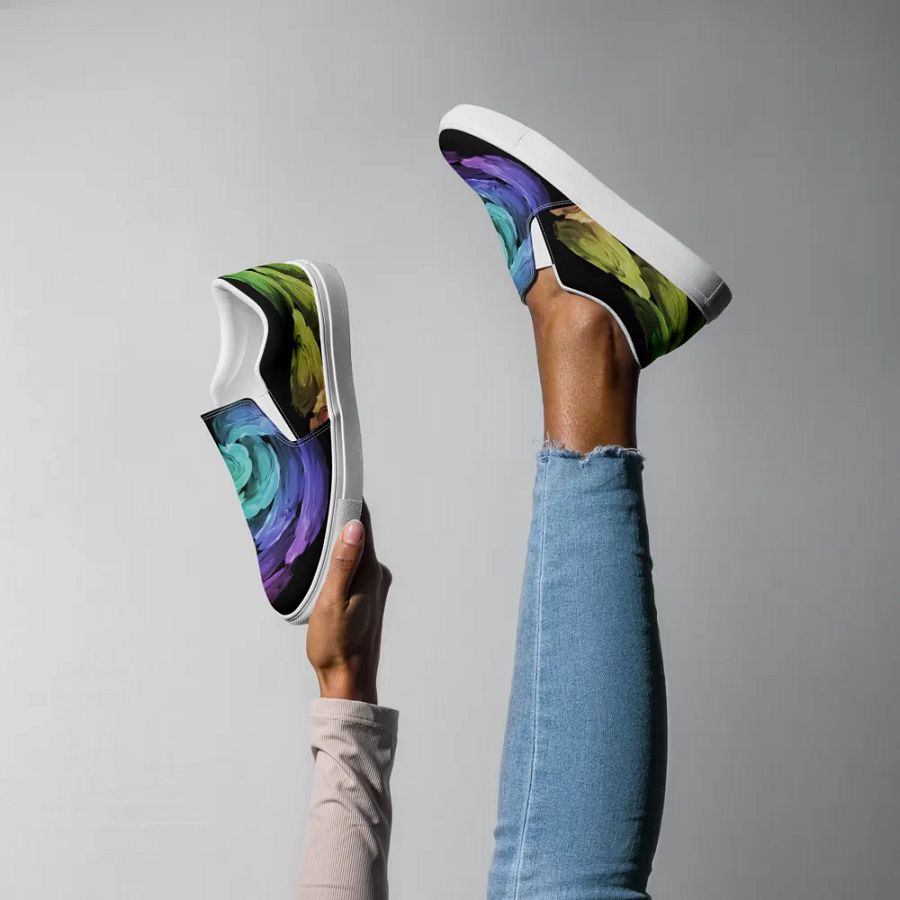 rose wave, slip on canvas shoes product image (3)