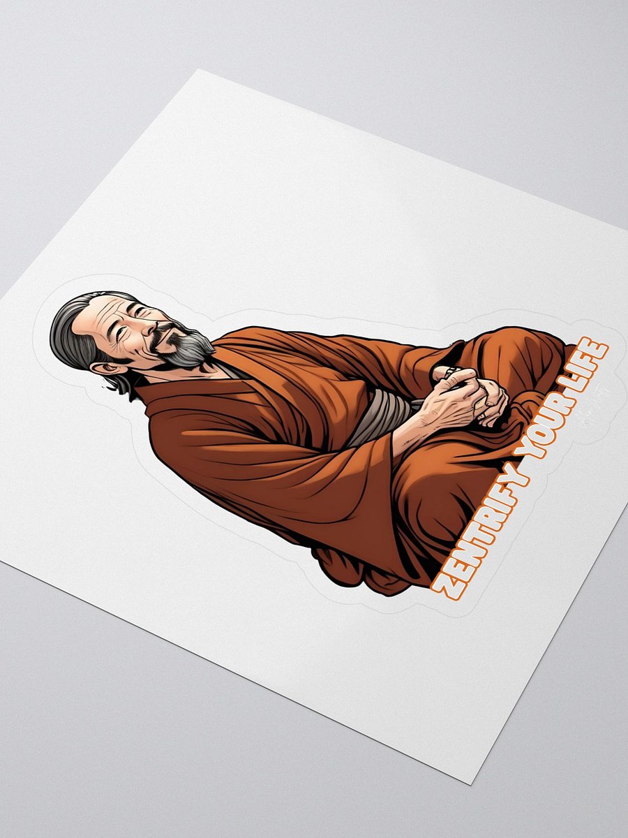 Alan Watts “Zentrify Your Life” Kiss Cut Sticker product image (3)