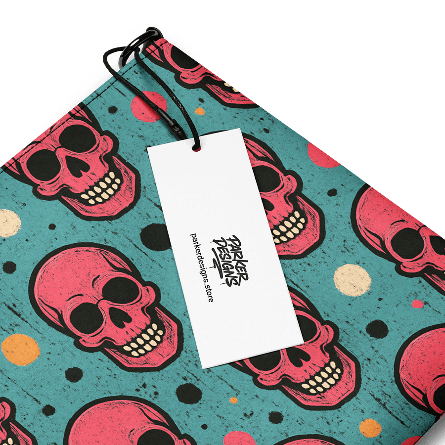Pink Skulls Paint Neon Graffiti Pop Art product image (4)
