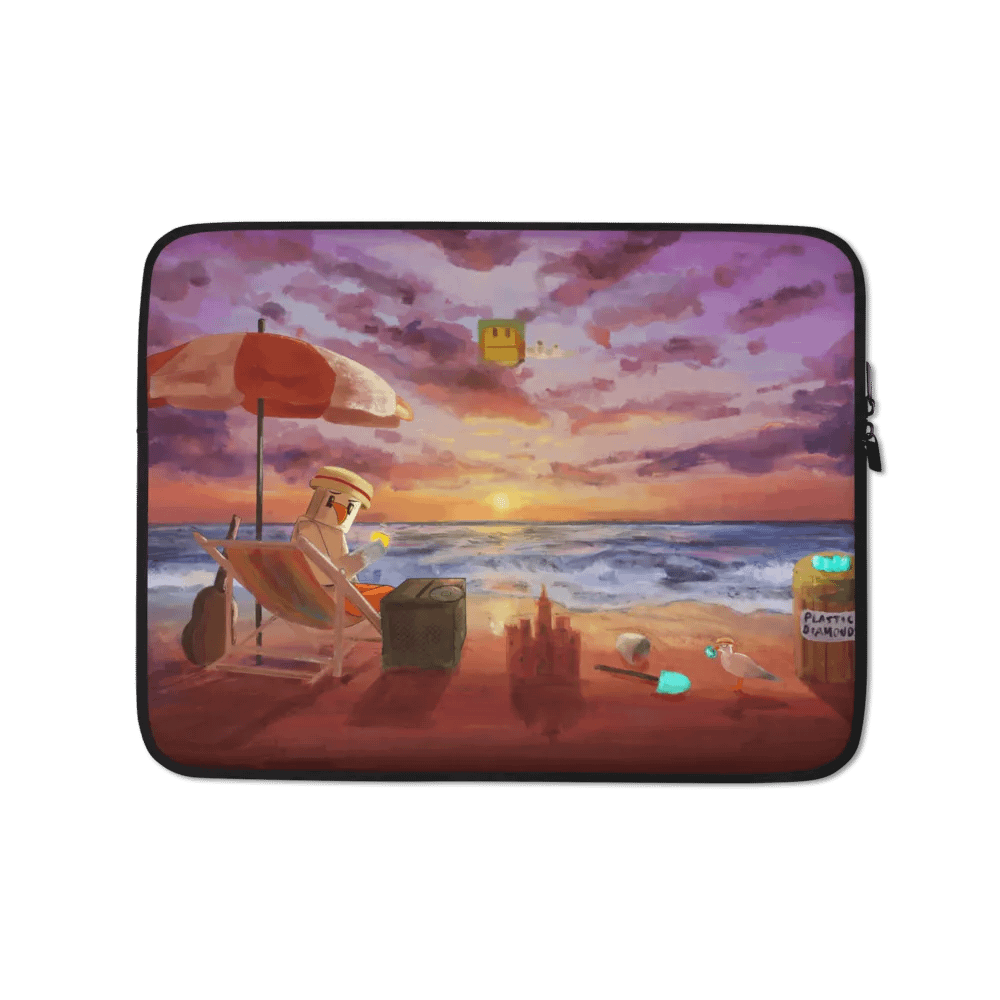 CringyGull Sunset Laptop Sleeve product image (1)