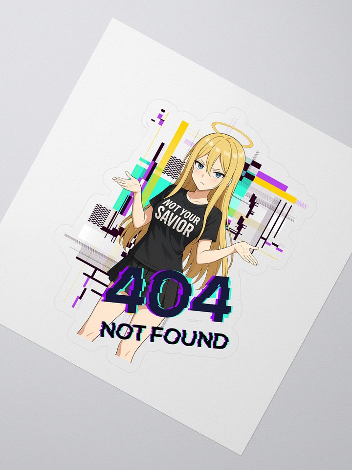 "Not Your Savior" Sticker product image (2)