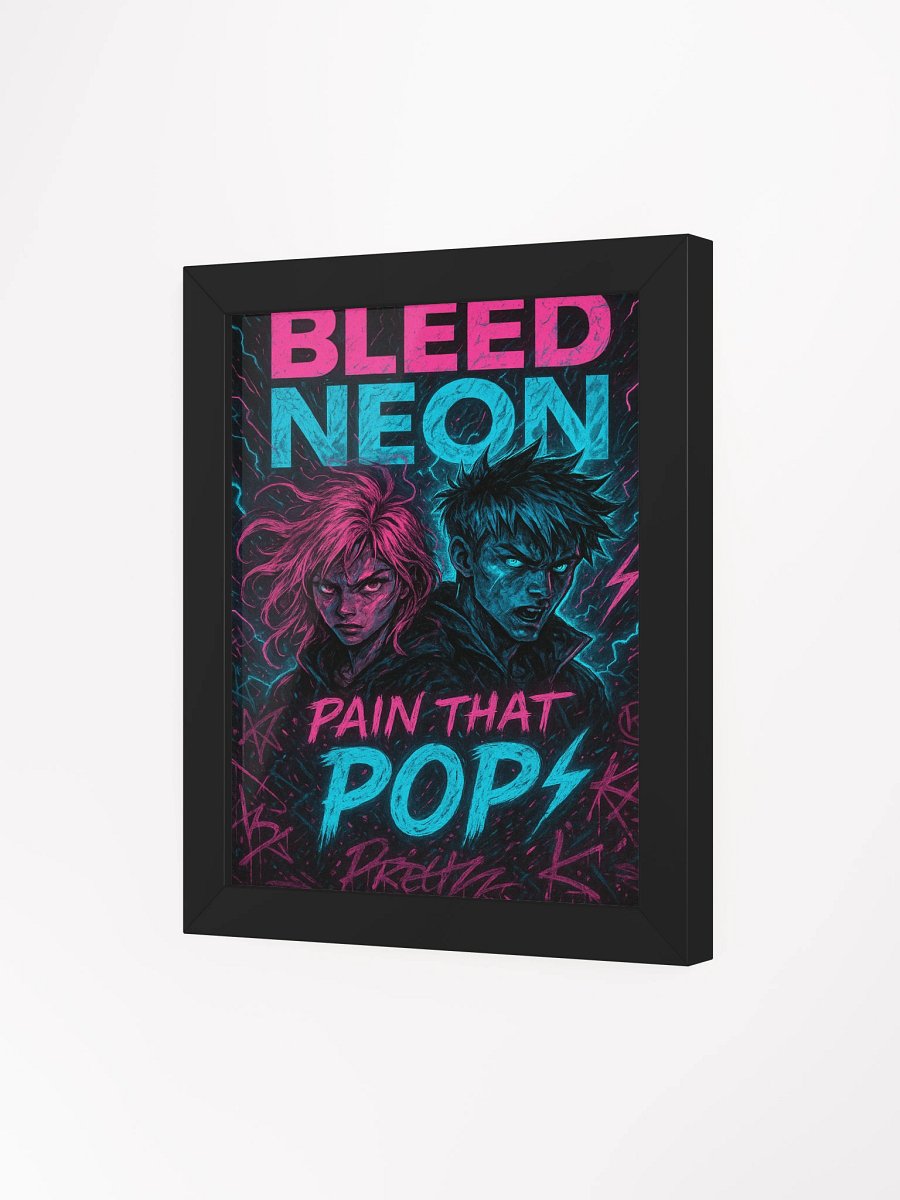 Bleed Neon Framed Poster product image (16)