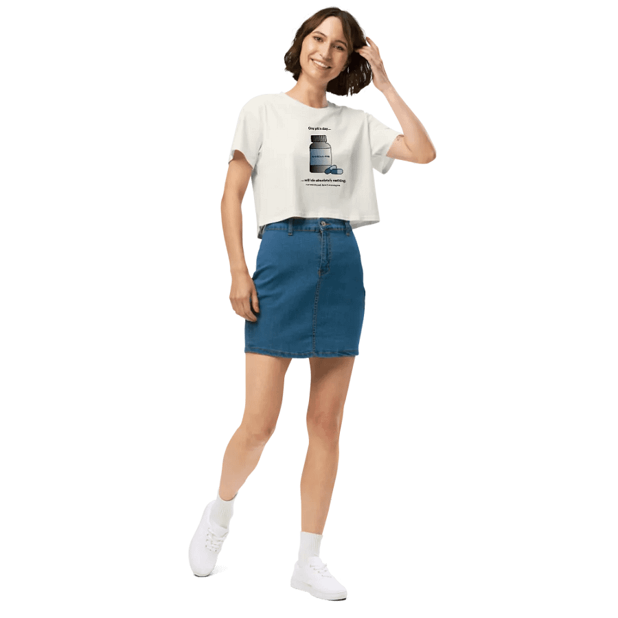 Anti-Delulu Pills | Chan Biased Crop Top product image (60)