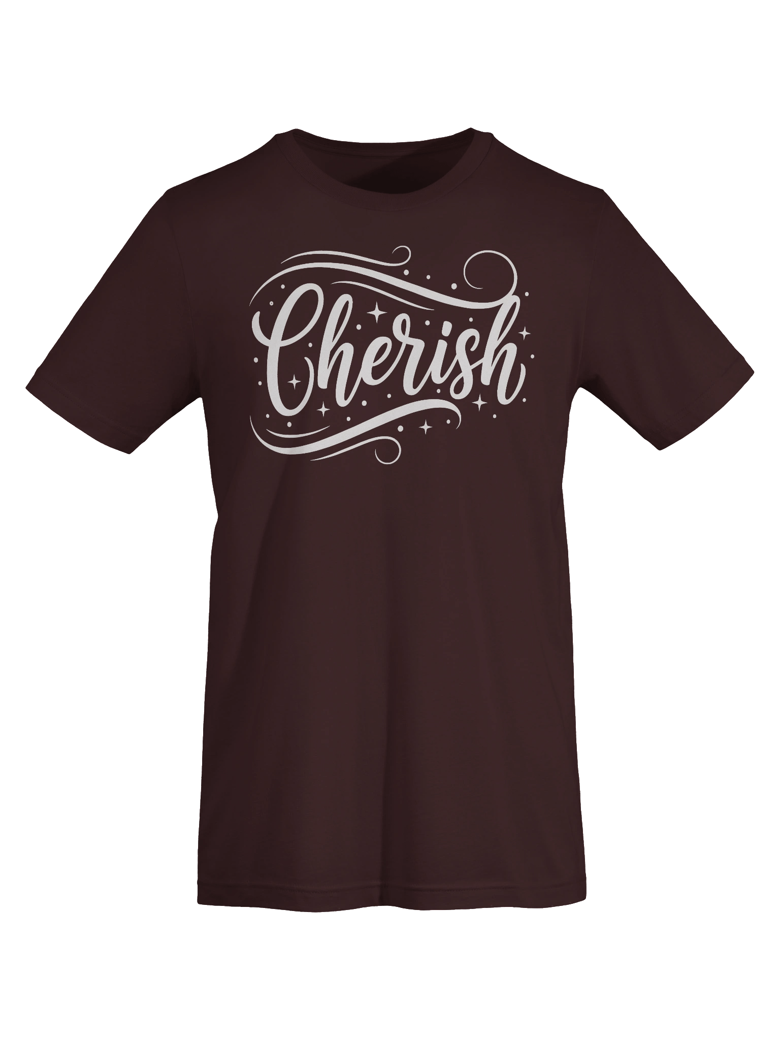 Cherish Script Typography T-Shirt | Minimal Inspirational Quote Graphic Tee product image (7)
