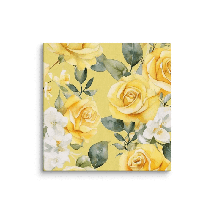 Garden Rose Glam: Canvas Print product image (1)