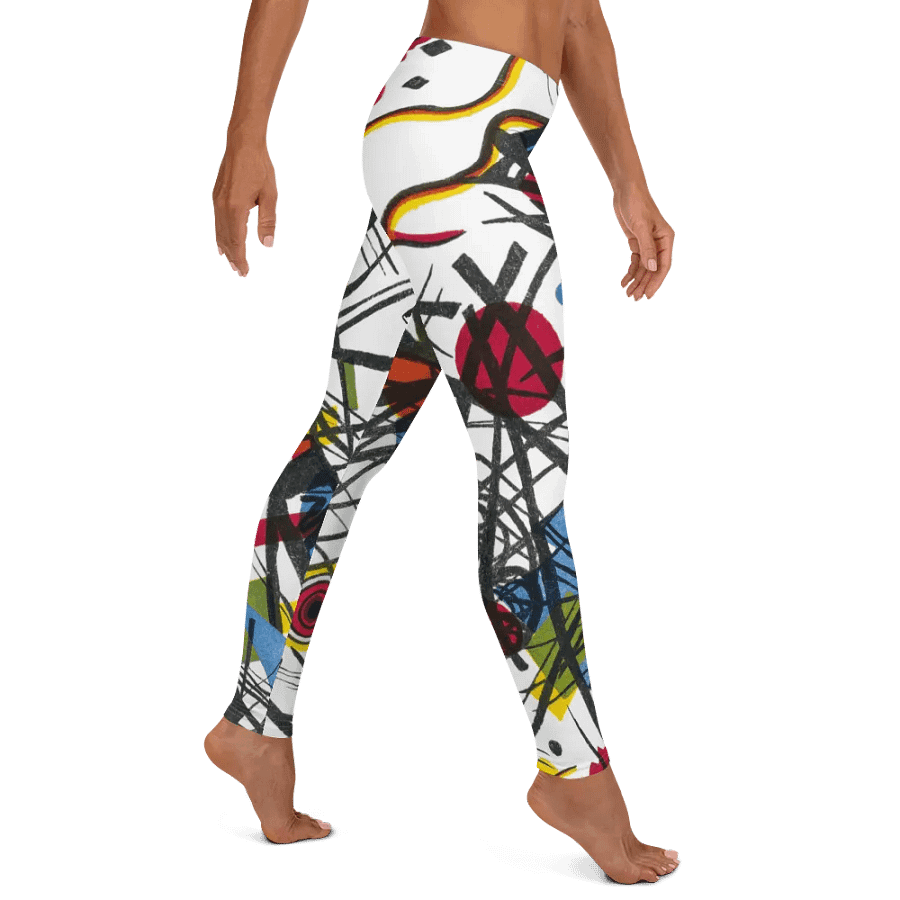 Abstract Lithographic Pattern Design leggings - V3 product image (5)