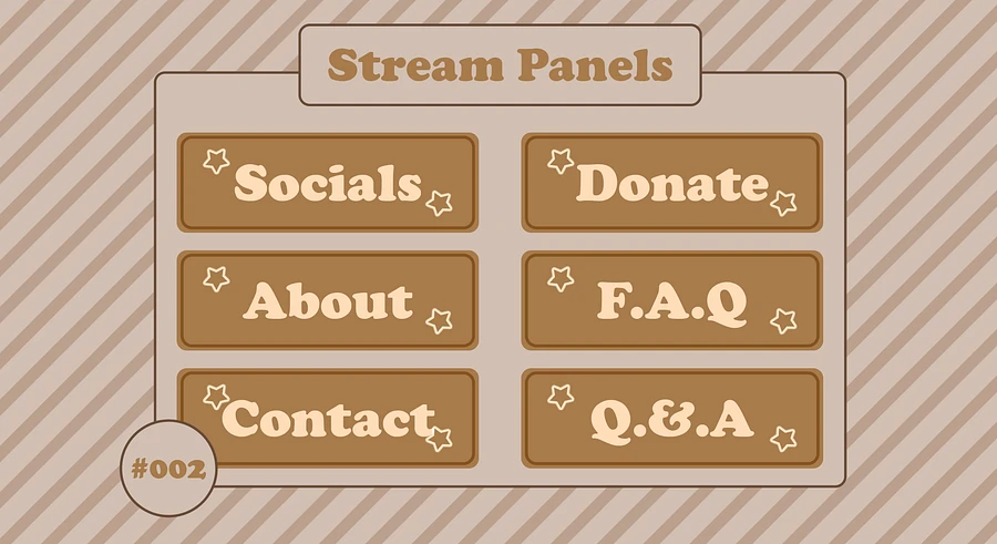 Youtube / Twitch Stream Panels #002 product image (2)