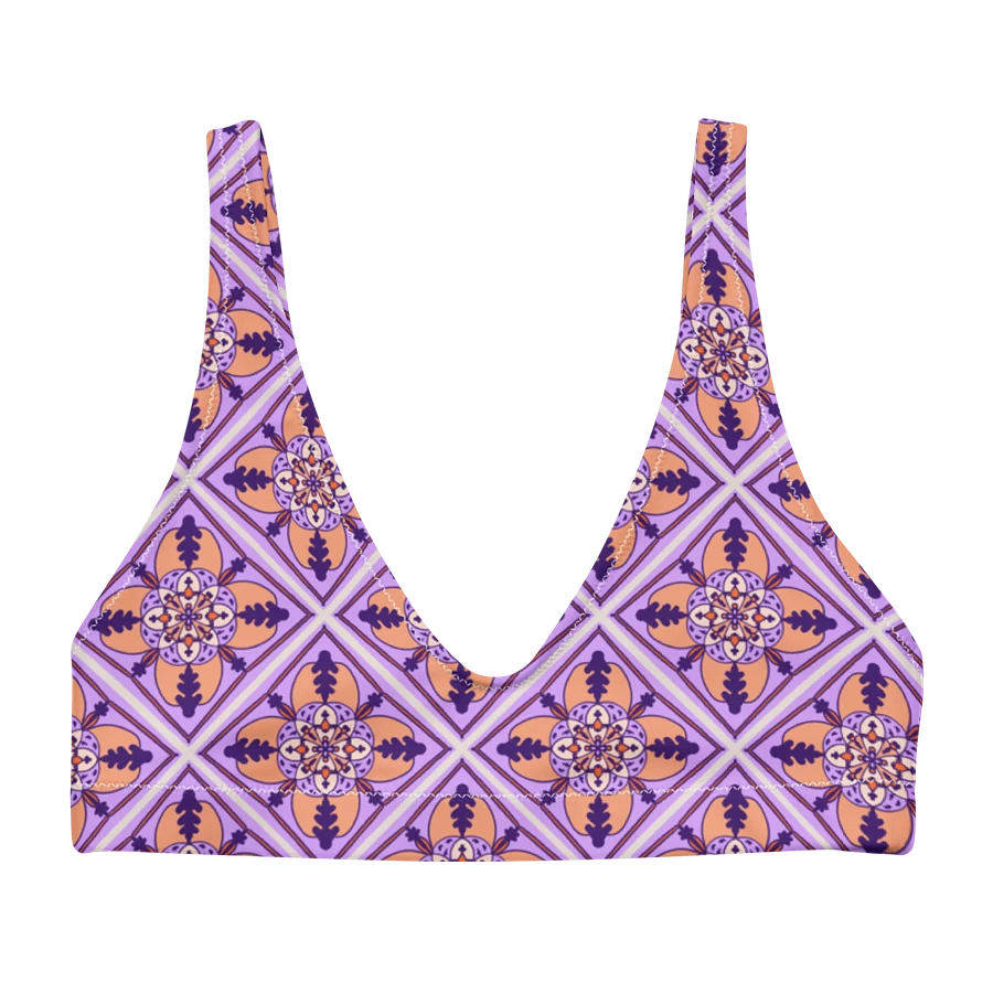 Detailed Symmetrical Pattern Padded Bikini Top product image (4)