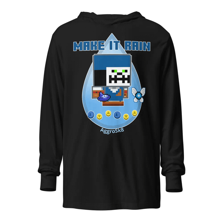 Aggro - Make It Rain - Long Sleeve Hooded Shirt product image (1)
