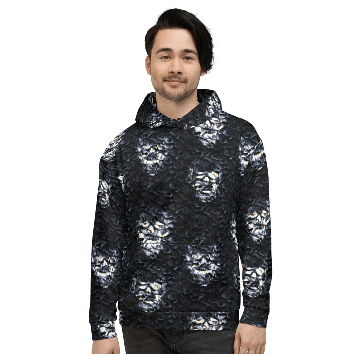 Ghost Skull Pullover Hoodie product image (2)