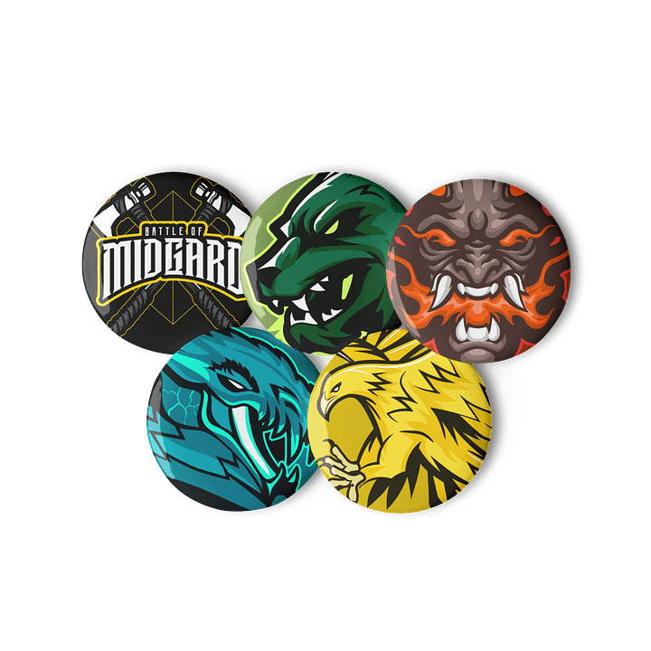BATTLE OF MIDGARD BADGE SET product image (2)