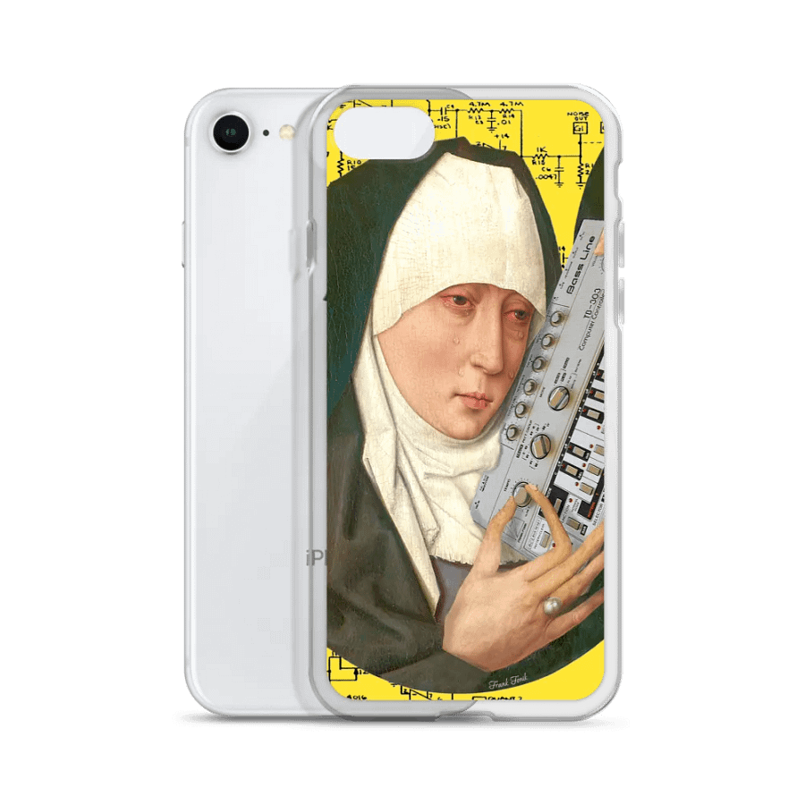 Mater Dolorosa meets Roland TB 303 by Frank Fonik Techno EDM Clear Case for iPhone® product image (51)